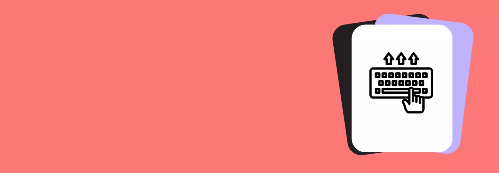 Keyboard navigation blog header